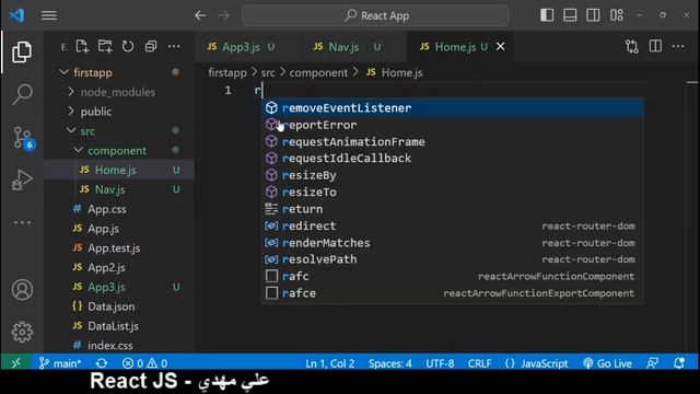 ReactJs router and Link смотреть онлайн