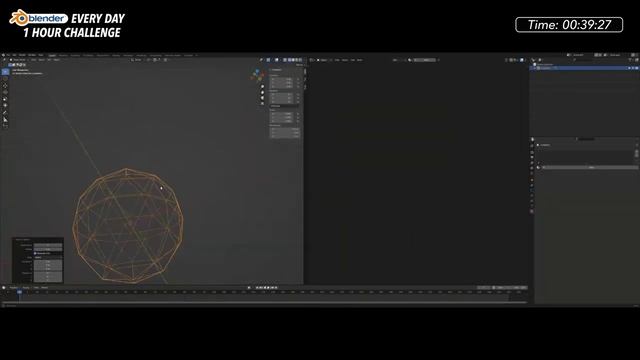 Using Geometry Nodes in Blender to make a Sci-fi Scene - Blender Every Day #28 смотреть онлайн