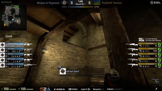 ESL Pro League — Flipsid3 Vs. NiP — Карта 2