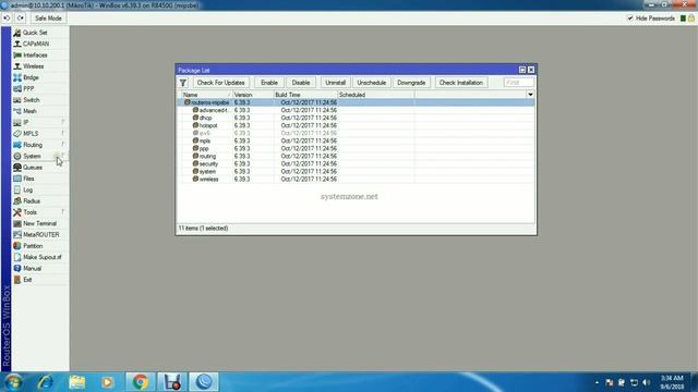 Upgrading MikroTik RouterOS and Firmware using Winbox смотреть онлайн