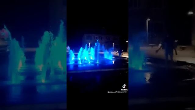 Фонтан в городе Ершове