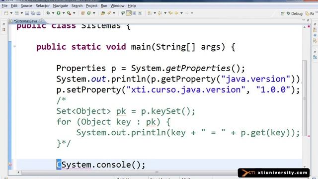 Curso de Java - JSE - 108 - System, Runtime, Properties e Console смотреть онлайн