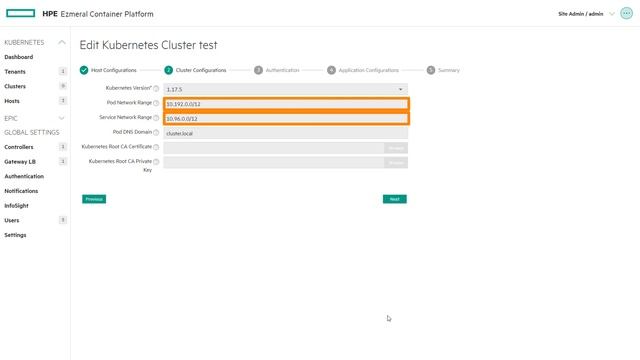Create a Kubernetes Cluster - HPE Ezmeral Container Platform смотреть онлайн