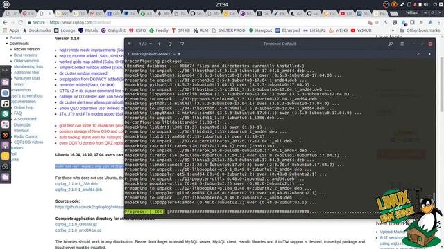 Building your Ubuntu Ham Shack Computer - Part 1 - WSJT-X CQRLog PPA's and Ham Radio Pureblend смотреть онлайн