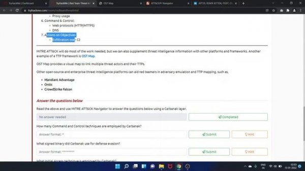 Red Team Threat Intel || TryHackMe Threat Intelligence || Complete Walkthrough
