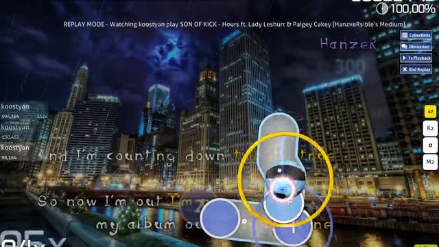 Osu! SON OF KICK - Hours ft. lady leshurr & paigey Cakey [Hanzve Rsible`s Medium #2] смотреть онлайн