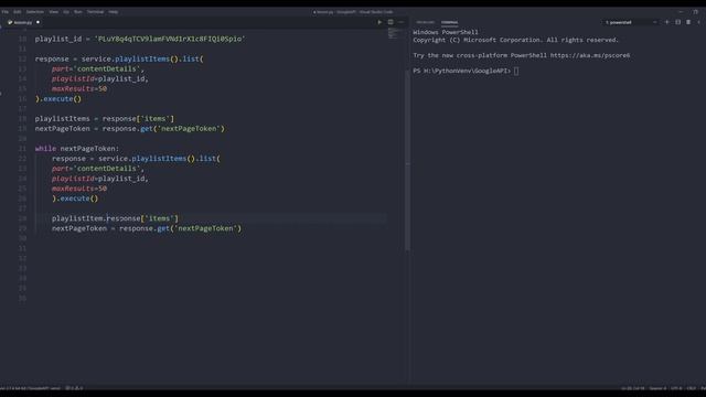 Clear a YouTube playlist with Python and YouTube API смотреть онлайн