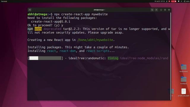 React Hello World | ATmega Software Technologies LLP смотреть онлайн
