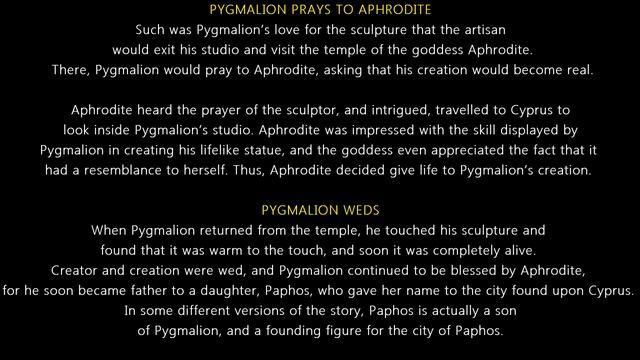 PYGMALION - a talented sculptor in Greek mythology. смотреть онлайн