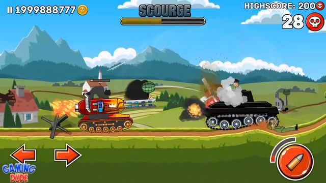 Hills Of Steel Update - MAMMOTH Tank vs BOSS RUSH MODE | Android GamePlay #FHD смотреть онлайн