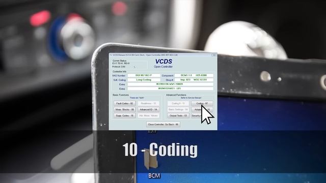 Audi A4 B8 - VCDS Coding MOD #3 - TailLight ON with DRL (how to step by step) смотреть онлайн