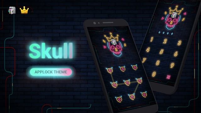 AppLock Live & Paid Theme Skull смотреть онлайн