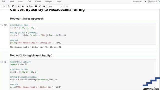 How to convert Bytearray to Hexadecimal string-using Naice Approach смотреть онлайн