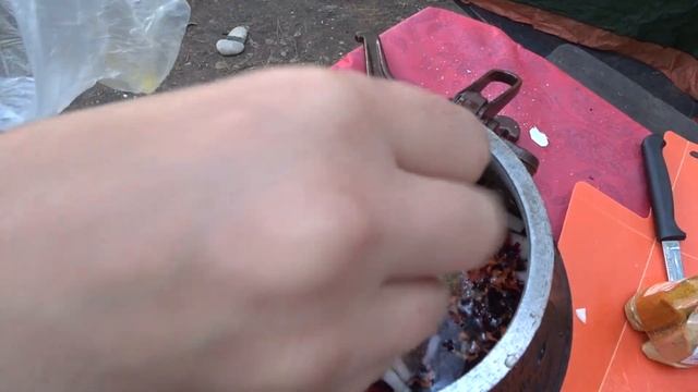 Сварили БОРЩ БЫСТРЕЕ, ЧЕМ ДОМА. Афганский КАЗАН, заготовки для супа. ASMR borsh cooking. смотреть онлайн