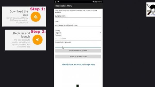 Make money online easy with "Money SMS" | Referral code: 13C9C69103