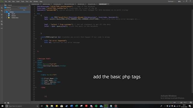PHP Tutorial 7: Combining PHP and HTML using tables смотреть онлайн