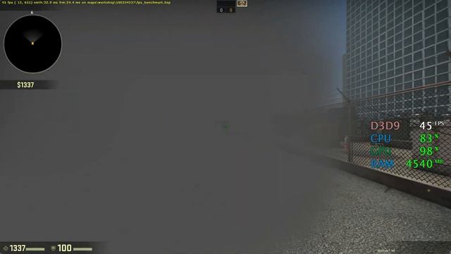 GeForce GTX 1050 ti -- Intel Core i3-8100 -- Counter Strike Global Offensive CSGO Benchmark смотреть онлайн
