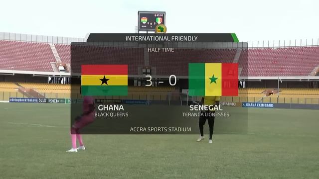 GHANA VRS SENEGAL - WOMEN INTERNATIONAL FRIENDLY GAME смотреть онлайн