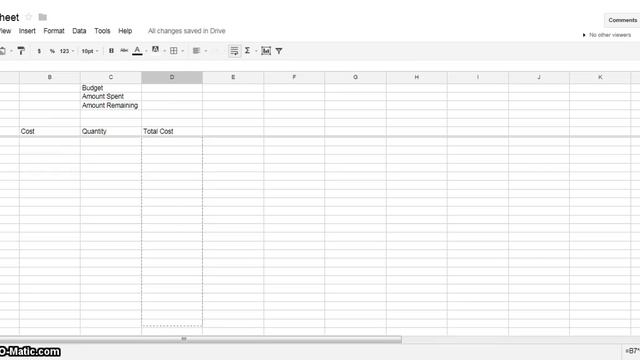 Google Docs Tutorial: Budget Spreadsheet смотреть онлайн