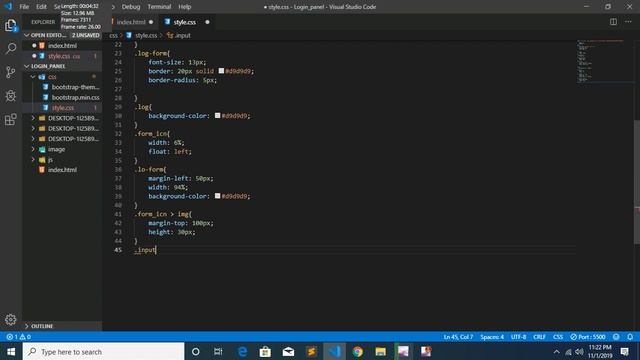 Login Form Design Using HTML & CSS || Bootstrap 4 || Steap 5 смотреть онлайн
