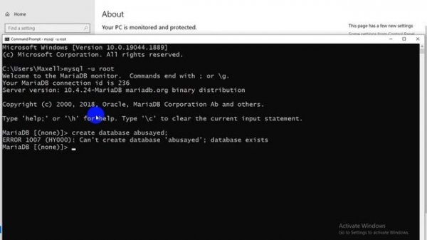 mysql is not recognized as an internal or external command,operable program or batch file