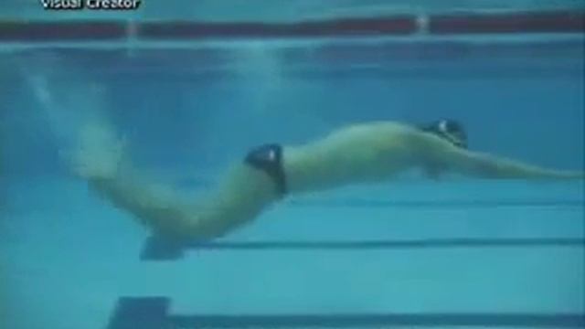 Уроки плавания -  На спине