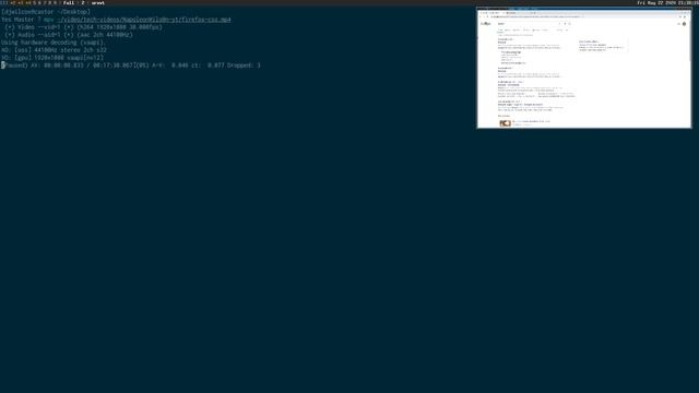 xmonad - Firefox Picture in Picture video as a floating window смотреть онлайн