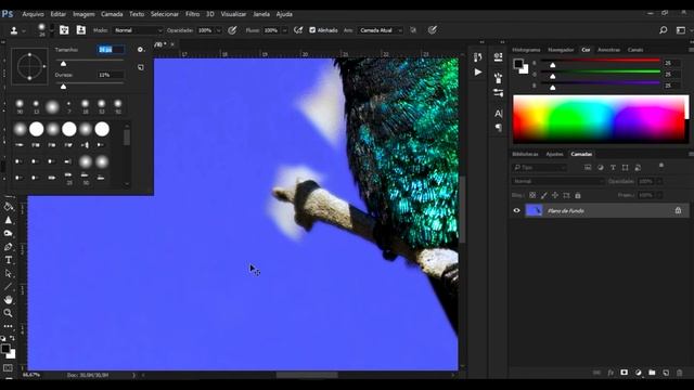 9- Remoção de GALHOS e outros Objetos Indesejados da Foto/ Photoshop PS смотреть онлайн