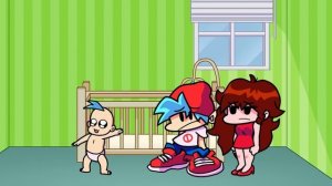 BOYFRIEND HAS A BABY?! Friday Night Funkin' Logic | Cartoon Animation
