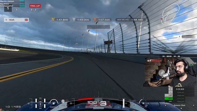 Gran Turismo 7 Daytona Circuit Experience Gold Lap (Ford GT) смотреть онлайн