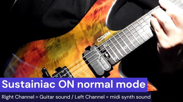 Roland GK3 + Sustainiac Pickups sustain test смотреть онлайн