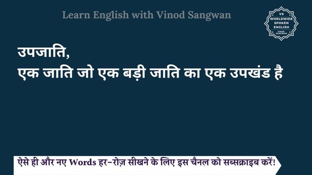 Sub Caste meaning in Hindi | Sub Caste ka matlab kya hota hai смотреть онлайн