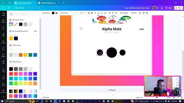 Design an Audio Post in Canva for Instagram | Canva Design Tutorial смотреть онлайн