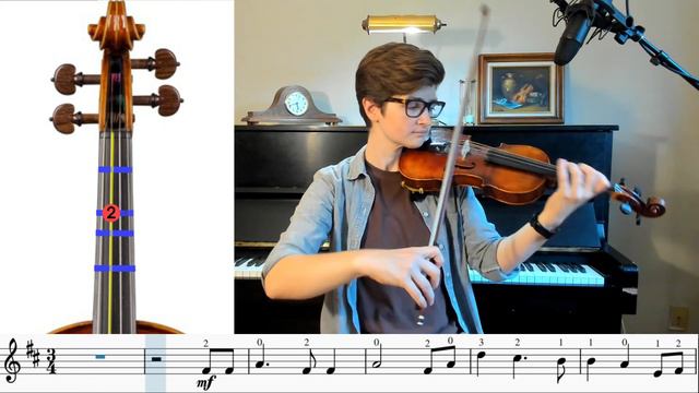 Brahms Lullaby violin play-along смотреть онлайн