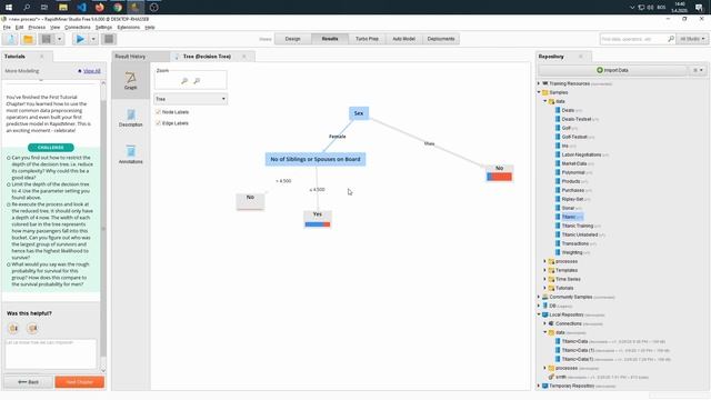 ?Tut.8 MORE modeling - Getting started with Rapid Miner смотреть онлайн