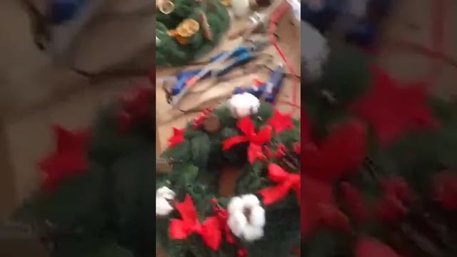 #мастеркласс по плетению новогодних венков, Мастерская Цветаева Томск