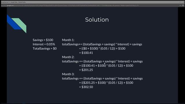 Intro to Java Chapter 02 Exercise 13 - Financial application: compound value смотреть онлайн