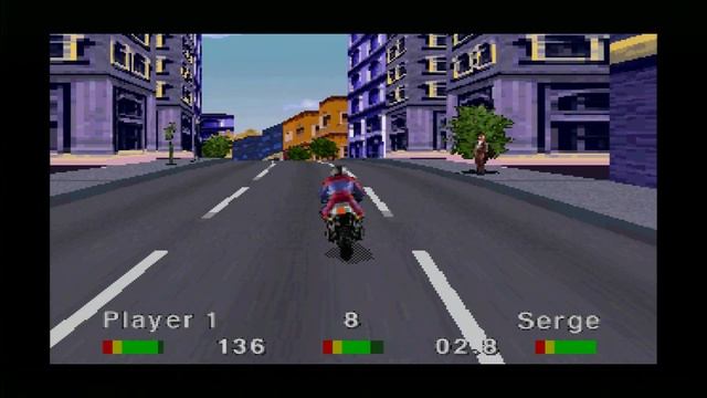 Sega Saturn Road Rash 4K PAL OSSC 4X