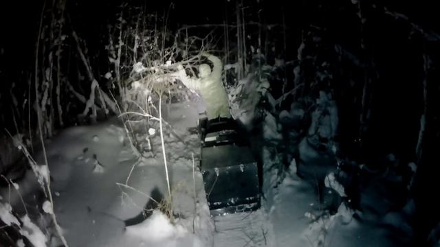 Мотобуксировщик ураган сибирь.Первый выезд, ночные покатушки. смотреть онлайн