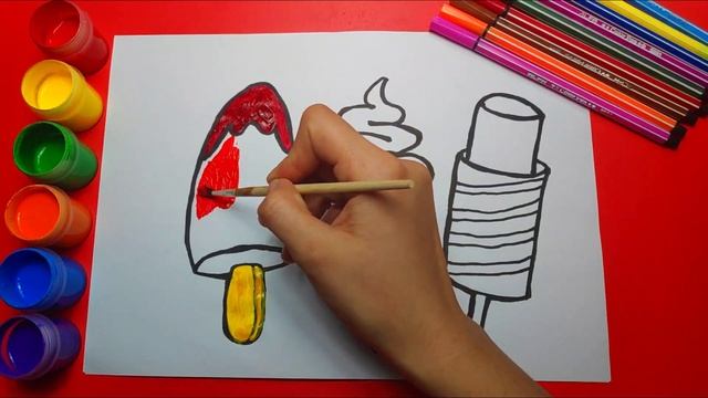 how to draw ice cream как нарисовать мороженое كيفية رسم الآيس كريم como dibujar helado 아이스크림 смотреть онлайн