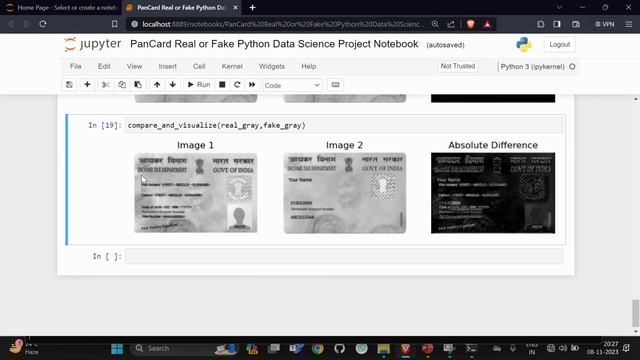 Real vs Fake: Developing Machine Learning PAN Card Validator/Authenticator End to End Python Projec смотреть онлайн