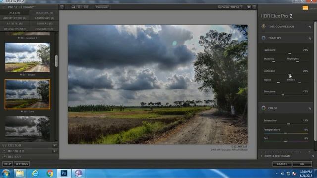 How to Create HDR Images in Photoshop Quickly- Google Nik Collection смотреть онлайн
