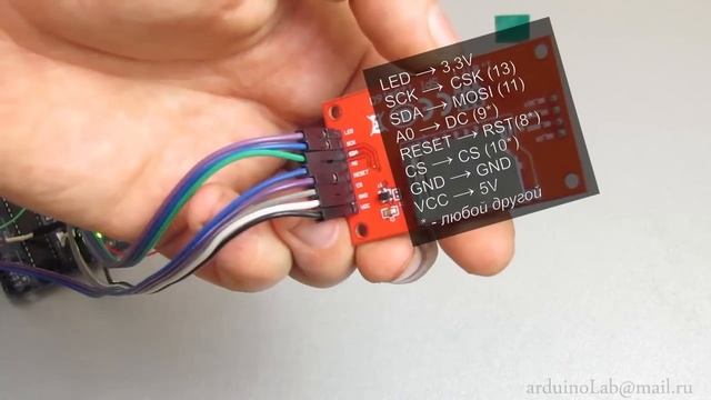 1.8" TFT LCD Display module ST7735S 128x160, Обзор смотреть онлайн