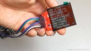 1.8" TFT LCD Display module ST7735S 128x160, Обзор