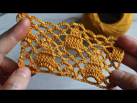 нашла КРАСИВЫЙ узор крючком для топа смотреть онлайн