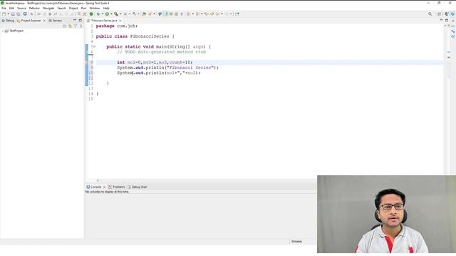 Java | Write a program to print Fibonacci series смотреть онлайн