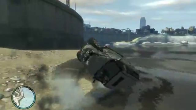 GTA 4 land rover vs качели смотреть онлайн