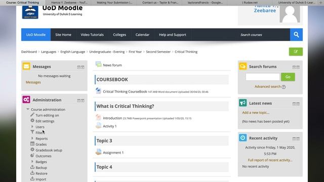 Moodle - How to find students names enrolled in your class смотреть онлайн