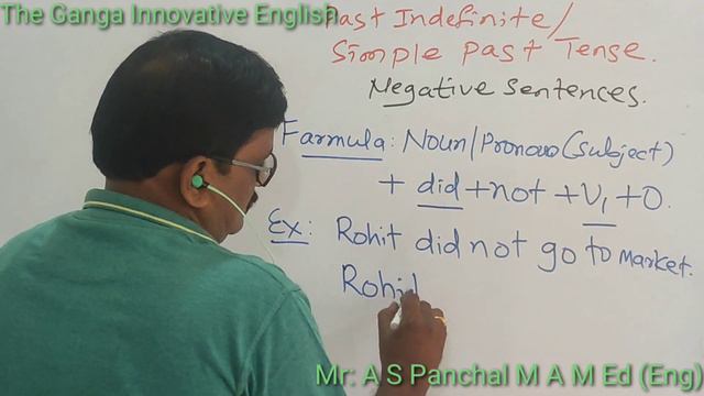 Simple Past/ Past Indefinite Tense about Negative Sentence смотреть онлайн