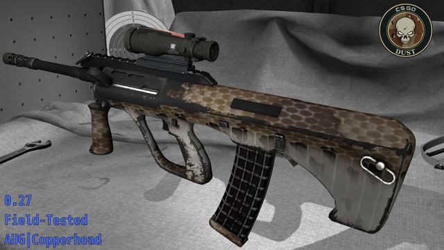 AUG Copperhead Wear/Float смотреть онлайн